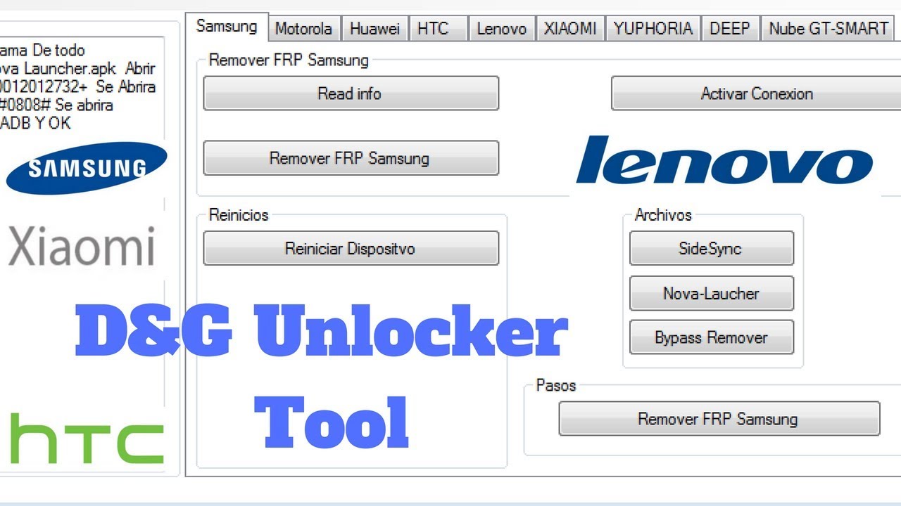 samsung frp unlock tool
